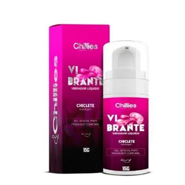 Imagem de Lubrificante Vibrante Gel Sugador Liquido Chillies, CHICLETE