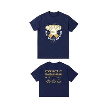 Imagem de Camiseta De Algodão Red Bull Honda Max Verstappen F1 Racing Suit Com E