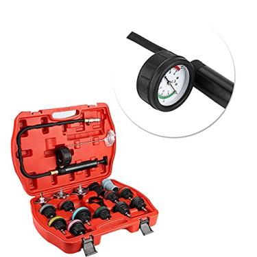 Imagem de aqxreight 18pcs Universal Car Water Tank Leak Tester Kit de Ferramentas de Detector de de Resfriamento que você Encontra Pode e Vazamentos e de Resfriamento de Detector Este Kit de Carro Durável