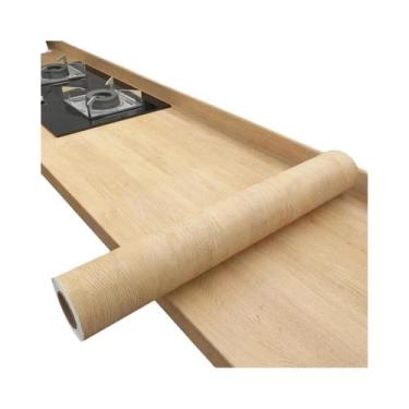 Imagem de Papel De Parede PVC Autoadesivo Impermeável Com Textura De Madeira De 