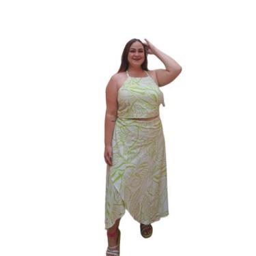 Imagem de CONJUNTO ENVELOPE SAIA E CROPPED PLUS SIZE G2 e G3 - ARI DONINI , VEST