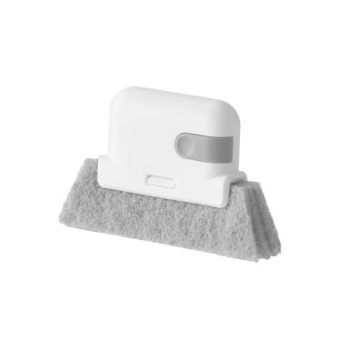 Imagem de Ferramenta de limpeza de trilhos de janela, escova de limpeza de ranhura de porta deslizante e janela com toalha para limpeza profunda da casa