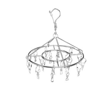 Imagem de Varal Rack De Roupas Íntimas Prático E Retrátil(Varal com 20 clipes)