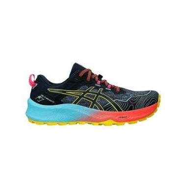 Imagem de Tênis Asics Gel-trabuco 11 Azul/amarelo E Preto Feminino-Feminino