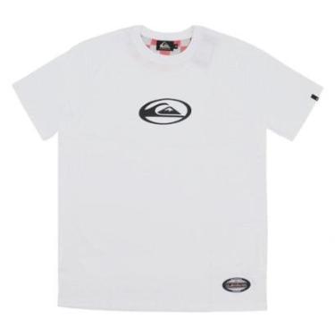 Imagem de Camiseta Quiksilver Domed Logo Checker - Branco-Masculino