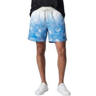 Imagem de Shorts Areia Branca Yacht Resort Hibisco Azul GG-Masculino