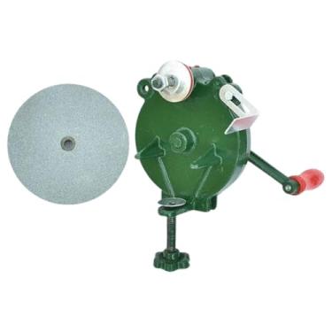 Imagem de Fenteer Afiador de Tesouras Manual com Manivela, Ferramenta Fácil de Usar, Afiador de Tesouras Premium com Disco de Afiar, 6inch
