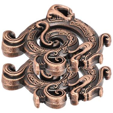 Imagem de Acouto 2 Pçs Suporte de Incenso Em Forma de Dragão para Varas, Liga de Sândalo para Meditação e, Decoração de Casa Elegante (Vermelho)