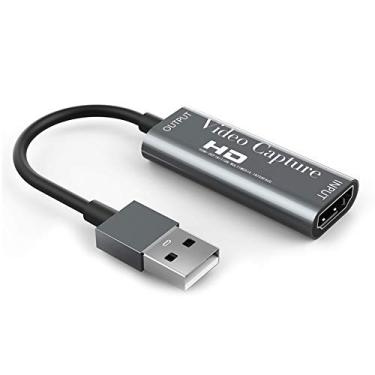Imagem de Cartão de Captura Vídeo Portátil USB 2 0 HD Video Grabber Record Box para Game DVD Camcorder Câmera Transmissão ao Vivo Gravação