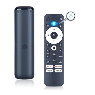 Imagem de WDZP Novo controle remoto de voz adequado para Salange Gaimoo [alto-falantes oficiais/estéreo da Netflix] projetor 4K GM600 NTV Magcubic HY320 NTV