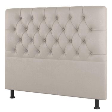 Imagem de Cabeceira Cama Box Casal Queen Size Nice 160cm Suede Bege - Desk Design