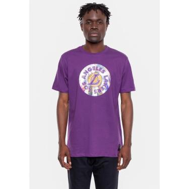 Imagem de Camiseta NBA Oil Color Los Angeles Lakers Masculino-Masculino