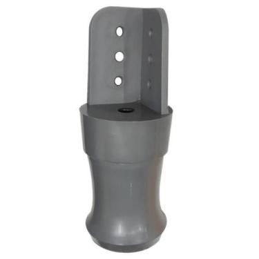 Imagem de Pé Para Armário De Dormitório 95Mm Cinza - Akio