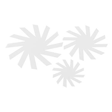 Imagem de 3 Peças de Régua Corte Modelo Cesto Armazenamento Espiral Tecido para Costura Patchwork Tricô Crochê Bordado - Rápido Conveniente Escala Precisa PET L