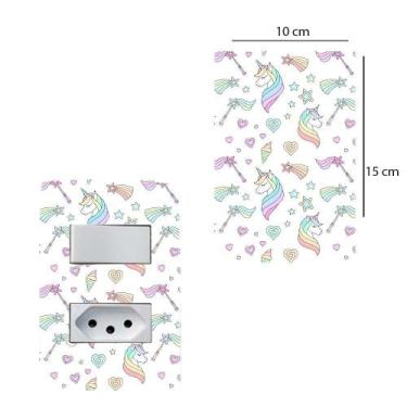 Imagem de Adesivo De Interruptor Unicórnio Mod 6 - Lojinha Da Luc