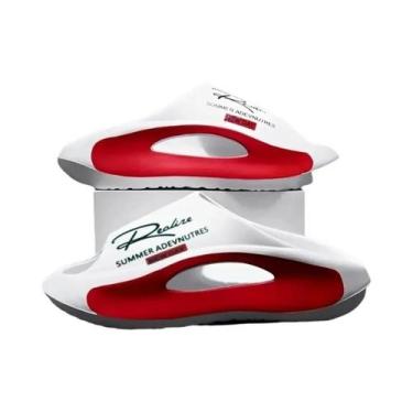 Imagem de Chinelo Masculino Leve De EVA Preto E Branco Com Design De Desenho Ani