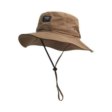Imagem de Chapéu Bucket Unissex De Aba Larga Para Proteção Solar No Verão, Ideal
