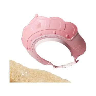 Imagem de Touca De Banho Ajustável Para Bebês, Protetor De Ouvido Infantil, Escu