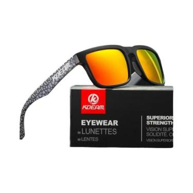 Imagem de Óculos De Sol Polarizados Quadrados Masculinos KDEAM 2022 Para Estilo 