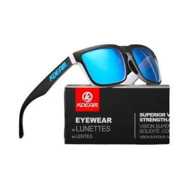 Imagem de Óculos De Sol Polarizados Quadrados Masculinos KDEAM 2022 Para Estilo 