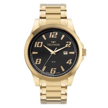 Imagem de Relógio Technos Masculino Racer Dourado - 2115uah/1p Relógio Technos Masculino Racer Basico Dourado - 2115uah/1p