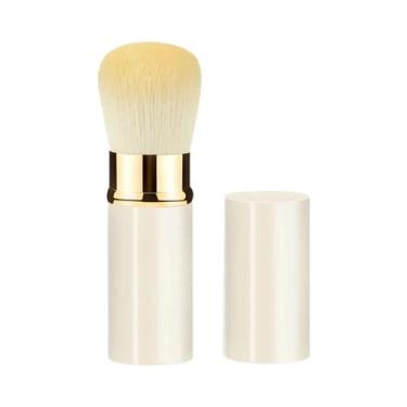 Imagem de Pincel De Blush Retrátil Mini Portátil Multifuncional Com Cabo De Alum