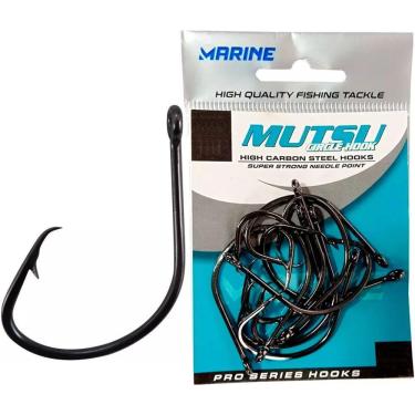 Imagem de Anzol Marine Sports Mutsu Circle Hook Black Nickel 2-0 30 Unidades