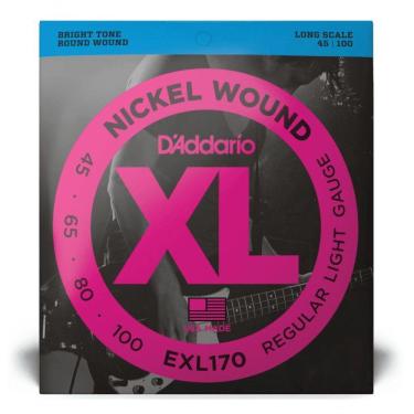 Imagem de Encordoamento Para Contrabaixo 4 Cordas Exl170 0.45 D Addario
