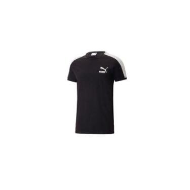 Imagem de T-shirt Puma Iconic Preta-Masculino