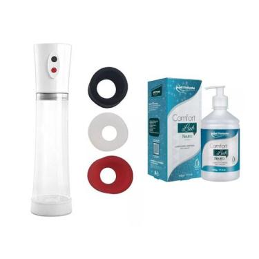 Imagem de Bomba Peniana Elétrica Automática Recarregável por USB - Smart Interne