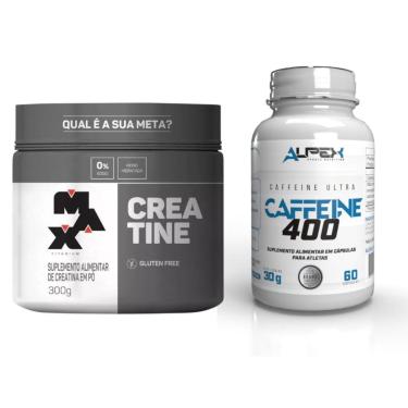 Imagem de Creatina 300g Max Titanium + Cafeína 400mg Alpex-Unissex