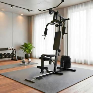 Imagem de Estação de Musculação Completa Eagle Force 45kg Academia em Casa para 