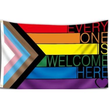 Imagem de Tapeçaria, decoração de parede, bandeira de gays, anime, 90x150cm, pol