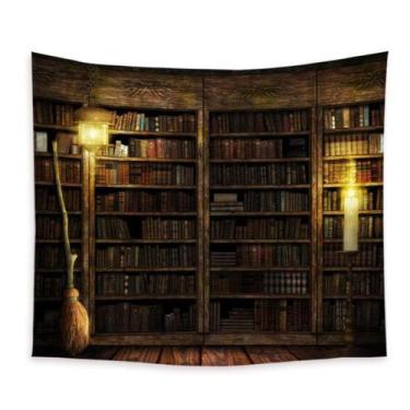 Imagem de Tapeçaria para pendurar na parede 150x150cm, decoração de quarto em mi