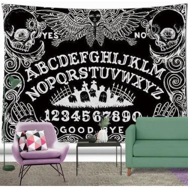 Imagem de Tapeçaria, letra, número de parede, estética de sala, 180 x 150 cm, mi