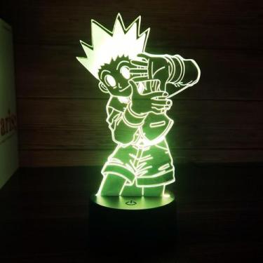 Imagem de Luz noturna LED 3D Hunters Gons Freecss Color Changing - Yiweisai