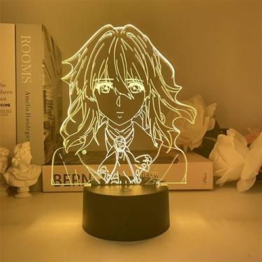 Imagem de Luz noturna LED 3D, sem jogos, sem vida, mudança de cor, crianças - Yi