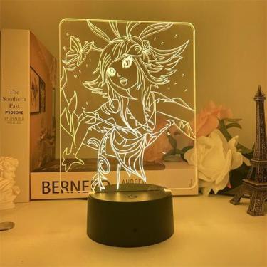 Imagem de Luz noturna LED 3D Lols Neekos Color Changing para crianças - yiweisai
