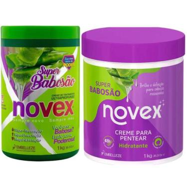 Imagem de Kit Super Babosão Novex Creme para Pentear + Creme de Tratamento