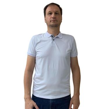 Imagem de Camisa Sallo Gola Polo Slim Básica Branca 4711-Masculino