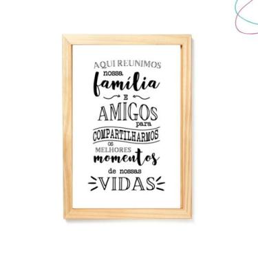 Imagem de Quadro Decorativo Área Gourmet Aqui Reunimos Nossa Família - Creative 