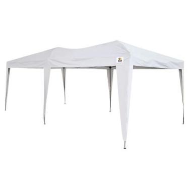 Imagem de Tenda Gazebo 3x6 Metros em Aço Dobrável Articulada BEL, Branco