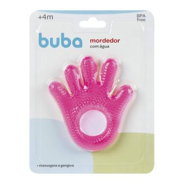 Imagem de Mordedor com Água Buba Mãozinha Rosa
