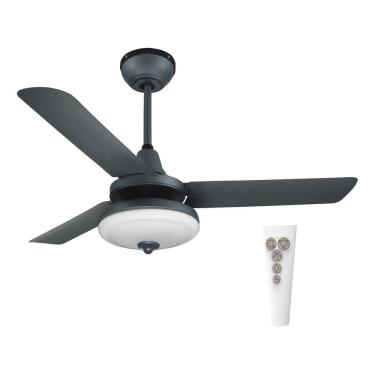 Imagem de Ventilador Teto Cinza 112cm Controle Remoto 220v - Comfort