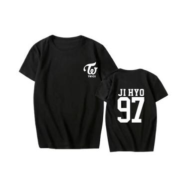 Imagem de Camiseta Feminina De Manga Curta Para Concerto TWICE - Lin Nilian, MOM