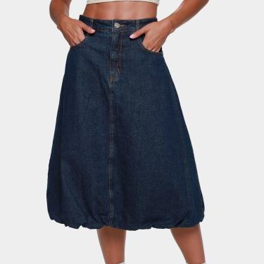 Imagem de Saia Jeans Colcci Casual Feminina-Feminino