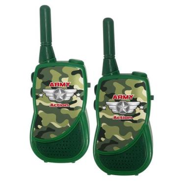Imagem de Brinquedo Walkie Talkie Militar Infantil Com Lanterna - Army Action
