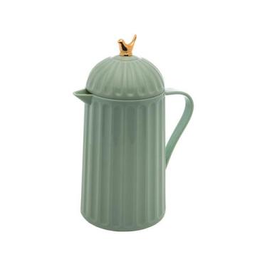 Imagem de Garrafa Térmica bird menta de 600ml de Plástico Wolff, 600ml, Verde Me