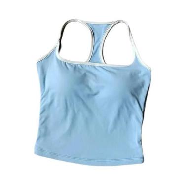 Imagem de Top De Pilates Feminino Com Efeito Push-Up, Respirável, Para Fitness, 