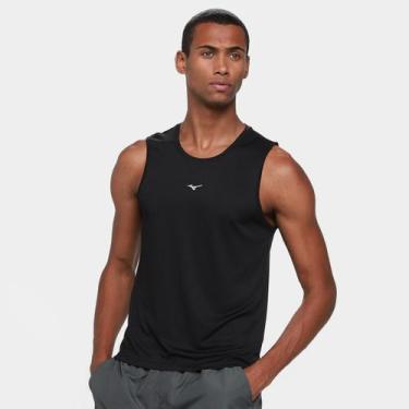 Imagem de Regata Mizuno Nirvana Masculina, Preto, P